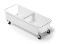Transportvogn Durable Durabin Square Duo, til 2 affaldsspande, 40 L