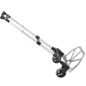 Sækkevogn i aluminium, foldbar transportvogn, sækkevogn, stablevogn, aluminium, maks. 70 kg lasteevne